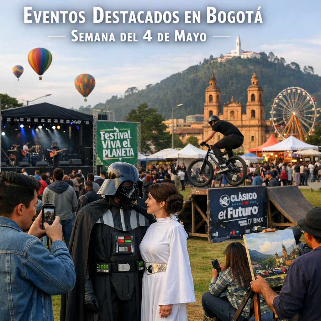 Eventos Destacados en Bogotá para la Semana del 4 de Mayo