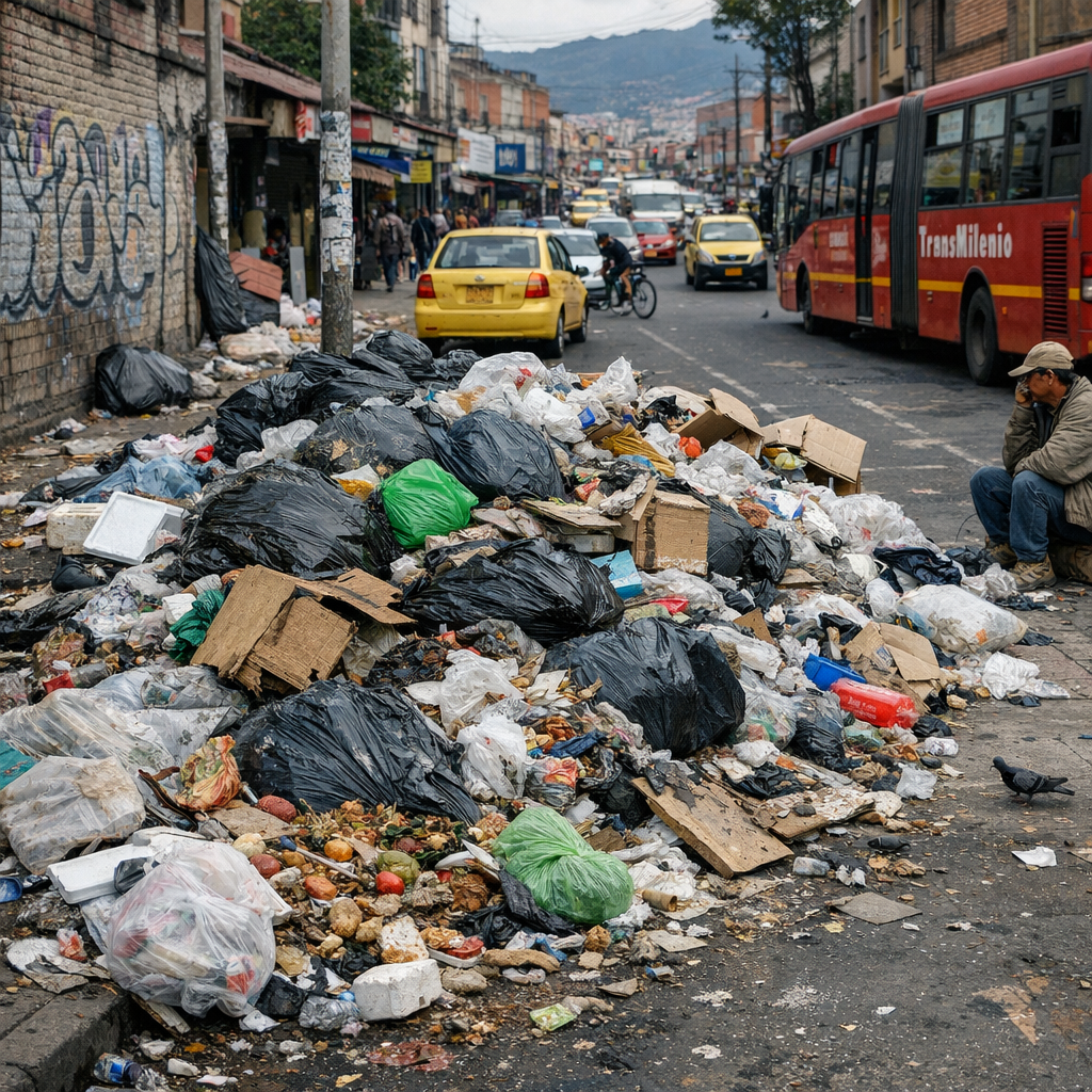 Desafíos persistentes en la recolección de basuras en Bogotá